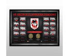 St George Illawarra Dragons - Framed Limited Edition 'The Historical Series' Deluxe Print
