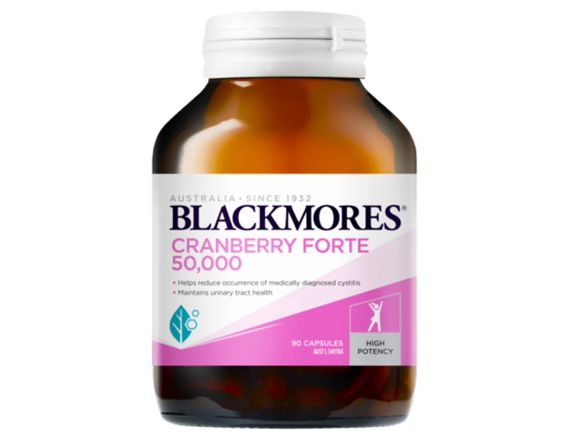 Blackmores Cranberry Forte 50000mg 90