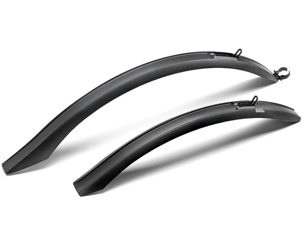 Azur M1 Sentry Snap-On MTB Front/Rear Mudguard Set Black