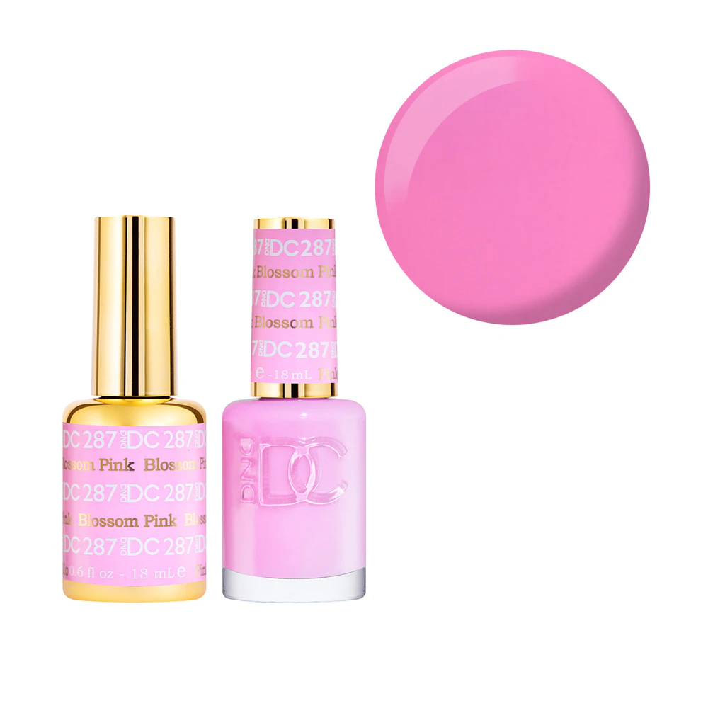 DND 287 Blossom Pink - DC Collection Gel & Lacquer Duo 18ml