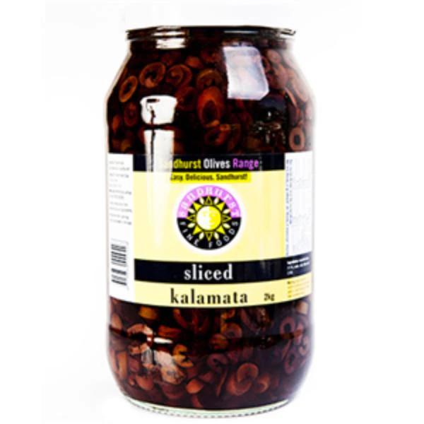 Sandhurst Olives Kalamata Sliced 2Kg