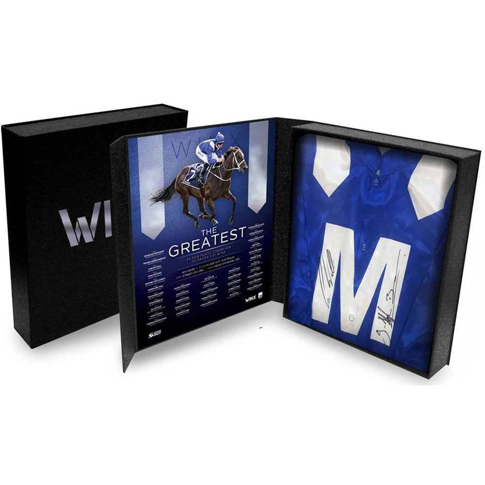 Horse Racing - WINX Dual Signed Boxed Silks Hugh Bowman & Chris Waller