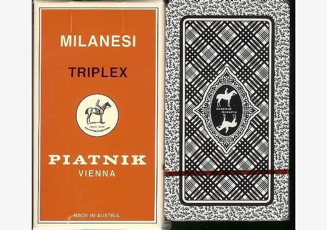 Milanesi Triplex Italian Cards Playing Board Game