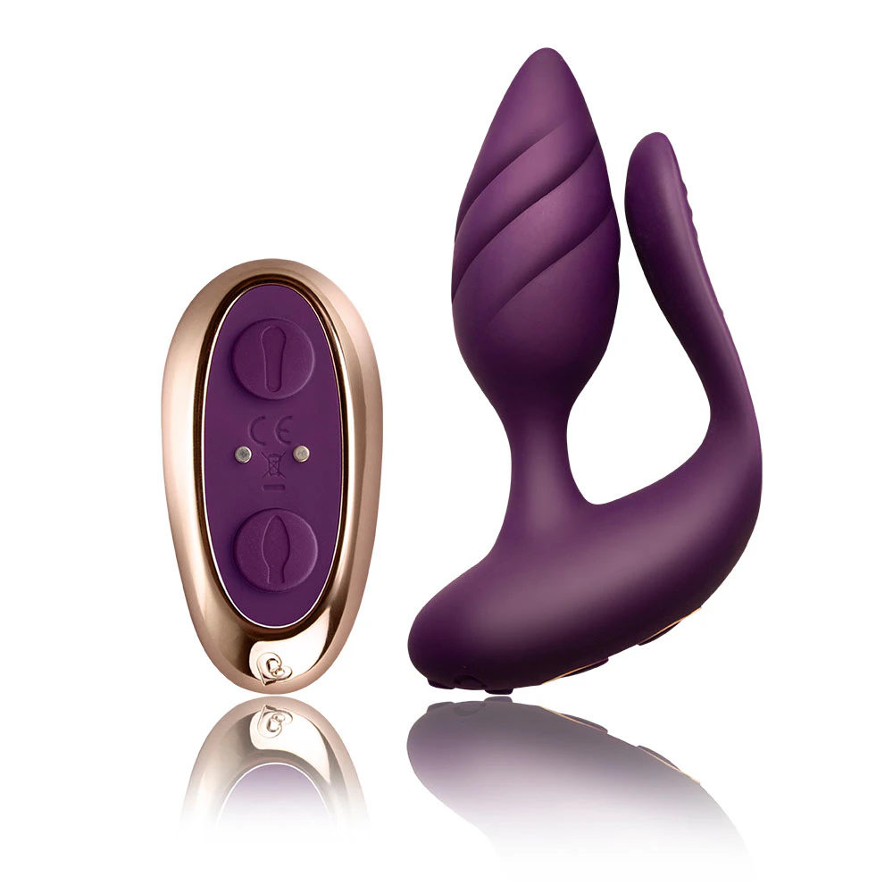 Cocktail - Remote Couples Toy by Rocks Off - Purple, Purple