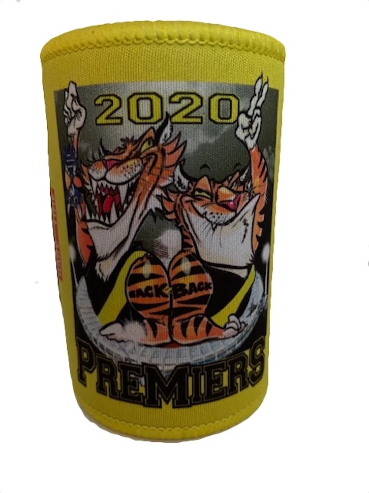 Tigers Premiers 2020 Mascot Paul Harvey Design Can Cooler Stubby Holder