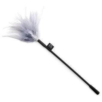 Fifty Shades Of Grey Tease Feather Tickler Sensual Feather Tickler For Enhanced Pleasure Model X1 Unisex Full Body Stimulation Seductive Black