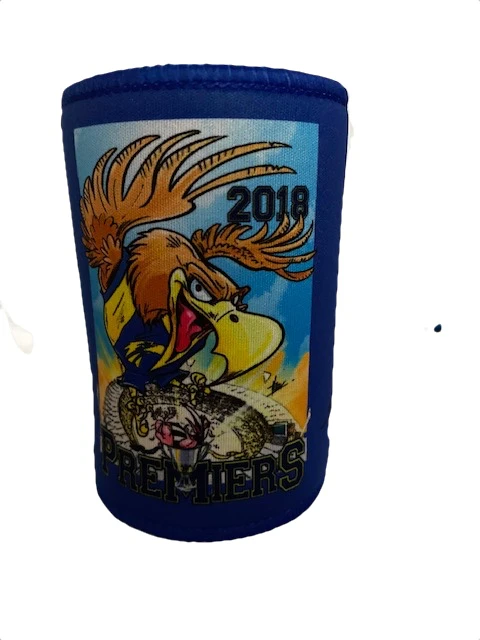 Eagles Premiers 2018 Mascot Paul Harvey Design Can Cooler Stubby Holder