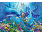 Ravensburger Underwater Paradise Starline Glow in the Dark Jigsaw Puzzle XXL 200pc