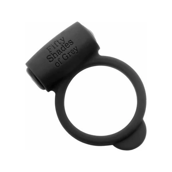 Fifty Shades Of Grey Yours And Mine Vibrating Love Ring Premium Silicone Cock Ring For Couples, Model X 27, Enhances Erection, Int