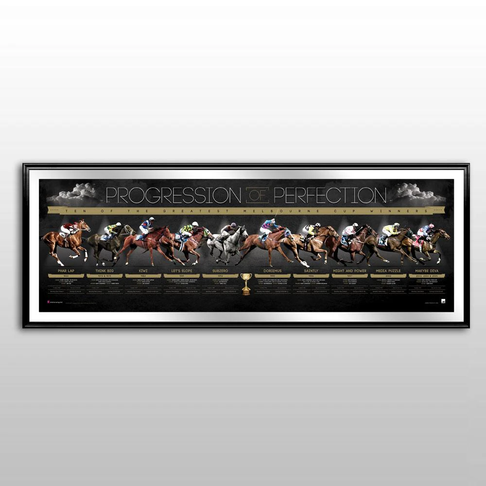 Progression of Perfection Framed Limited Edition Melbourne Cup Sportsprint