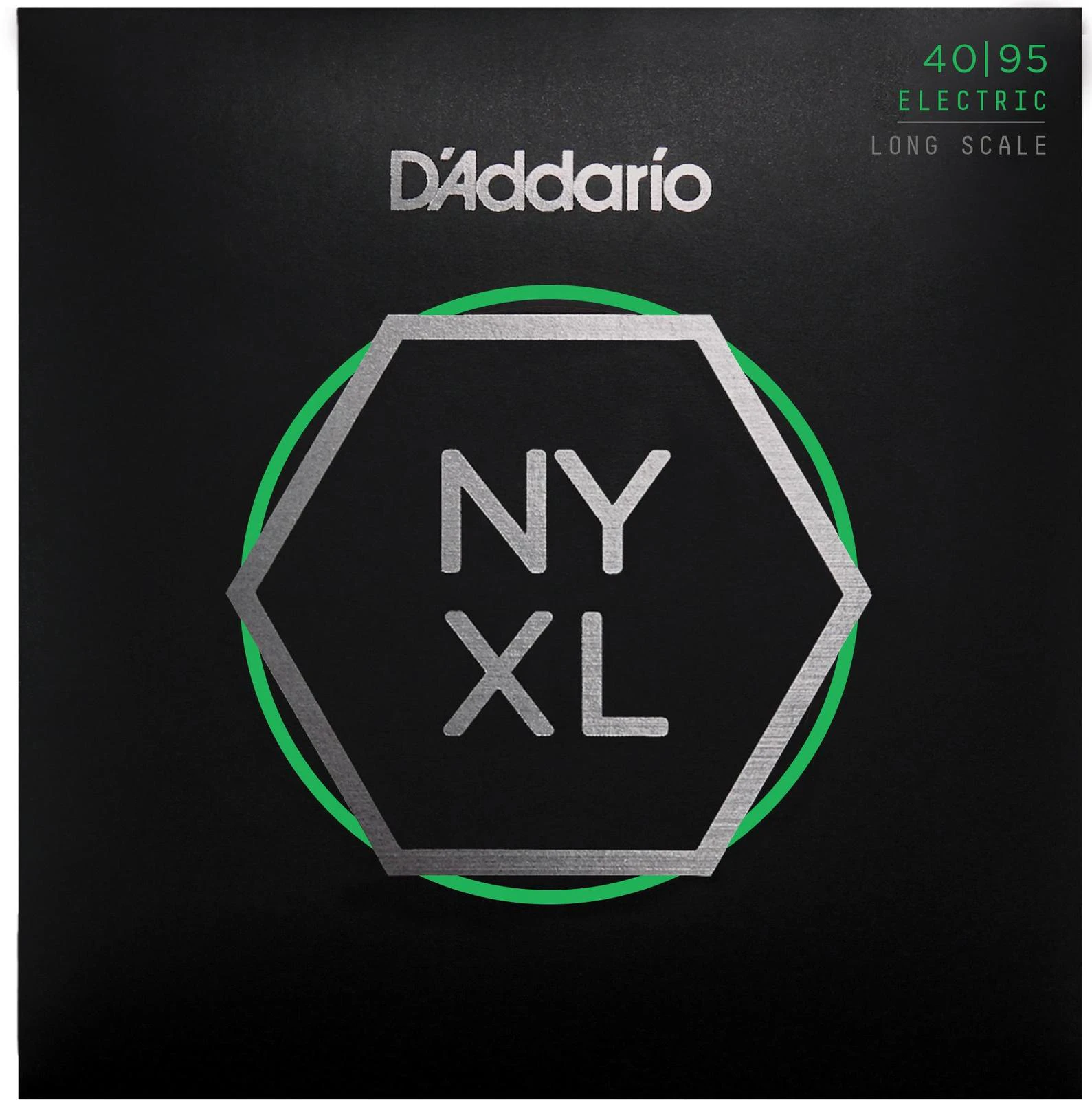 D'Addario NYXL4095 Nickel Wound Bass Guitar Strings, Super Light, 40-95, Long Scale