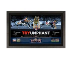 Sydney Roosters - 2013 Premiers Michael Jennings & Anthony Minichello Signed Limited Edition 'Tryumphant' Print