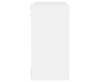 vidaXL Wall Cube Shelves 4 pcs White 30x15x30 cm