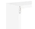 vidaXL Wall Cube Shelves 4 pcs White 30x15x30 cm