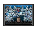 State Of Origin - New South Wales Blues - 'Origins of Greatness' Framed Limited Edition Sportsprint