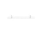 Single Tier Cable Basket 1250Mm W Quad Auto Switched Power Module - White