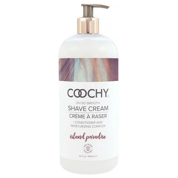 Classic Erotica Coochy Shave Cream Island Paradise 32 Oz Luxurious Moisturizing Shaving Cream For Smooth Intimate Shaves