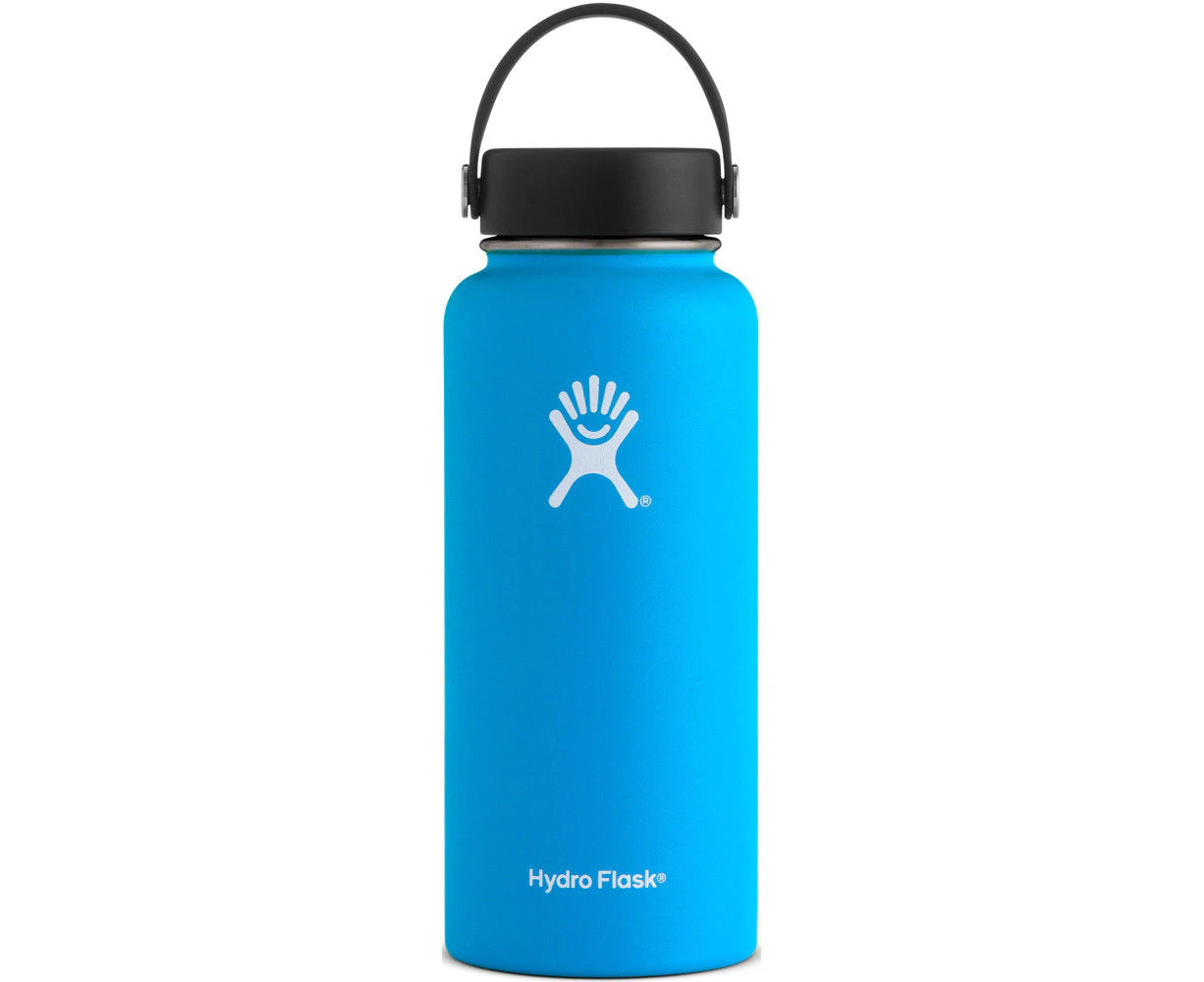 Hydro Flask Wide Mouth Bottle With Flex Cap - Light Blue