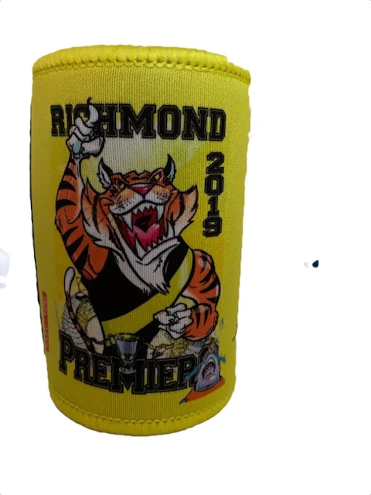 Tigers Premiers 2019 Mascot Paul Harvey Design Can Cooler Stubby Holder