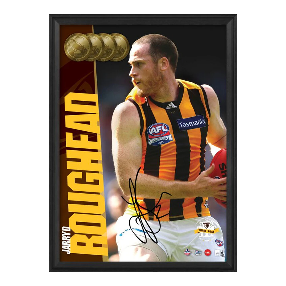 2015 AFL Grand Final - Hawthorn Hawks Premiership Herograph - Jarryd Roughead