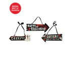 Halloween Bloody Hanging Plaque 36cm