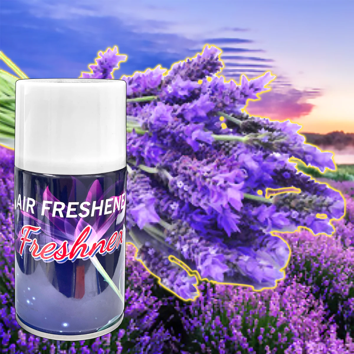 Lavender Fragrance Spray Can Air Freshener