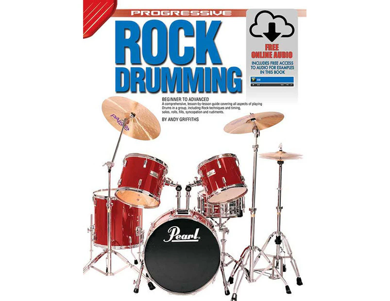 Progressive Rock Drumming Book/Online Video And Audio Book