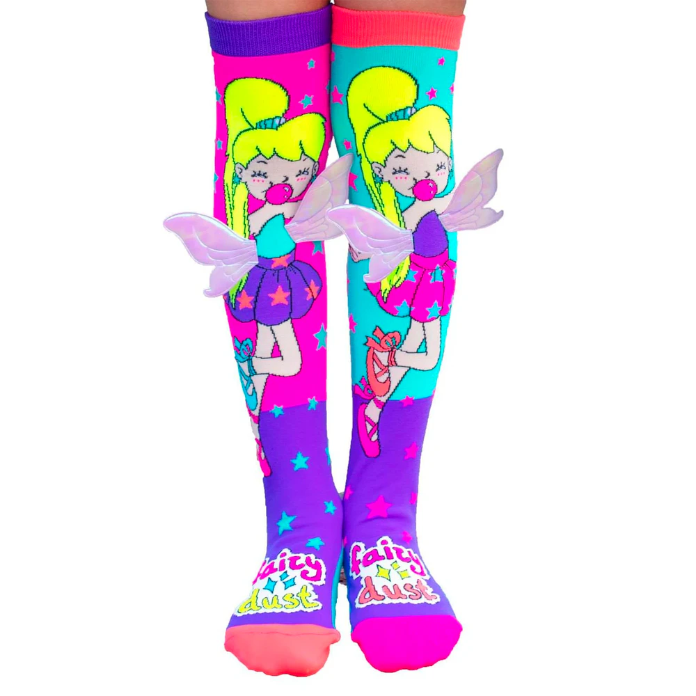 Madmia Fairy Sparkle Dust Long Knee High Socks Pair Unisex - Fairy Dust Socks