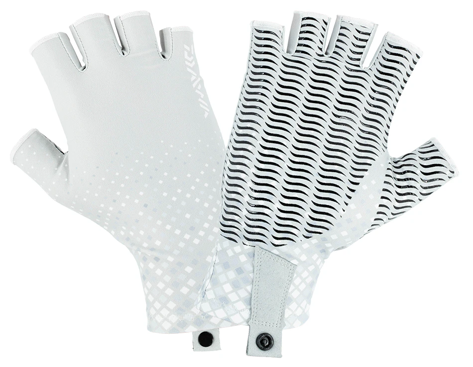 Daiwa UPF Sun Gloves Grey Prism #XXL+