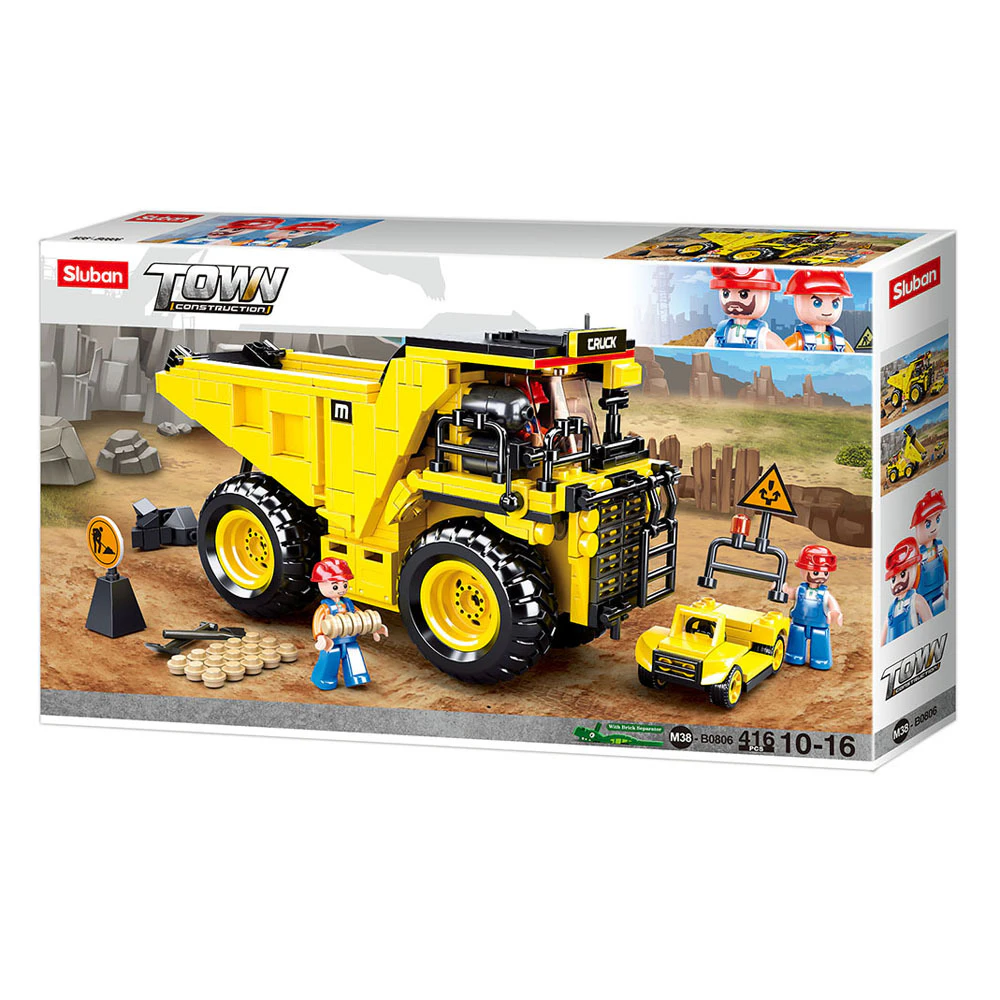 Town Mining Dump Truck 416 Pieces