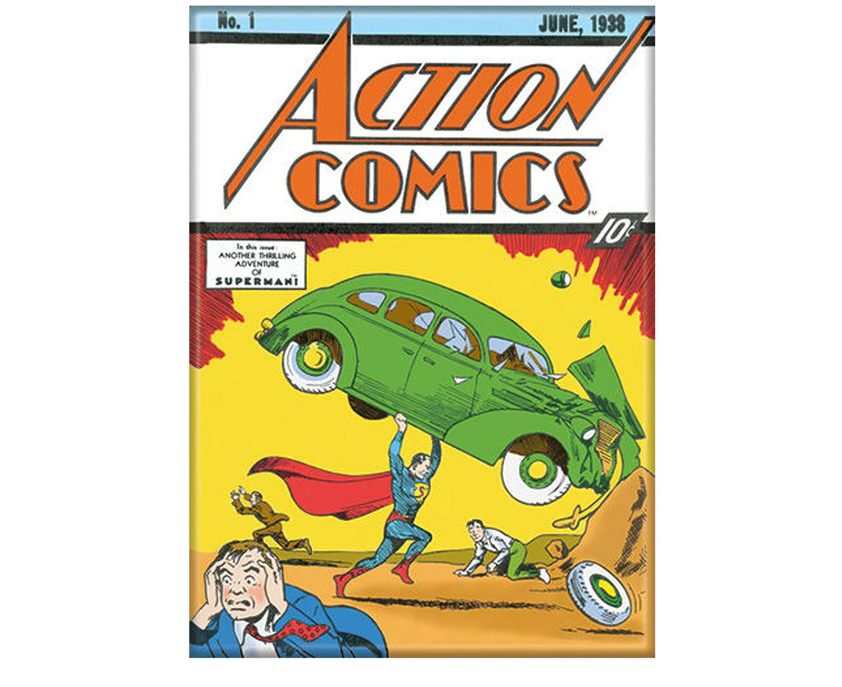 Superman Action Comics No 1 Magnet