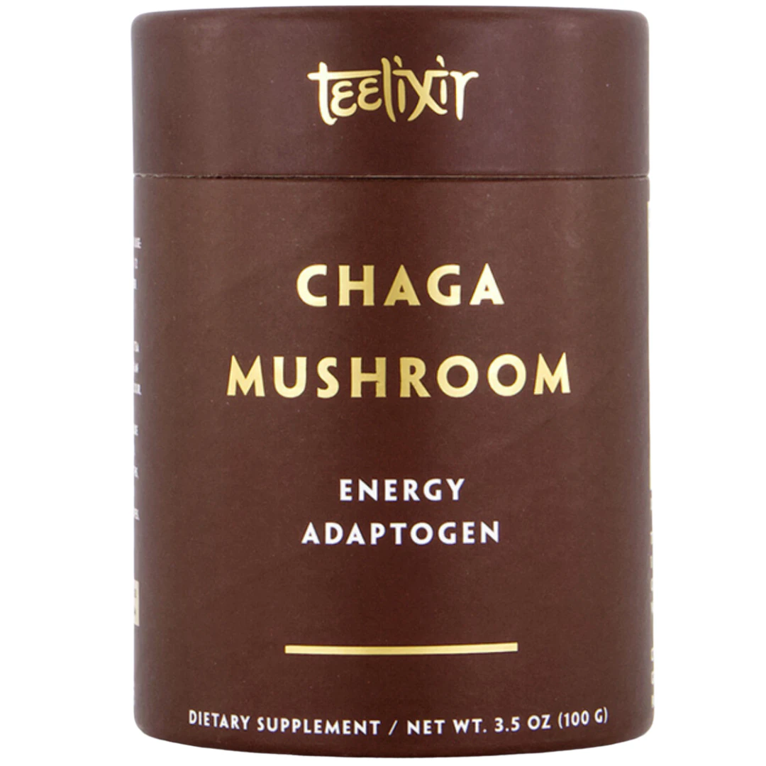 Teelixir Organic Chaga Mushroom (Energy Adaptogen) 100g