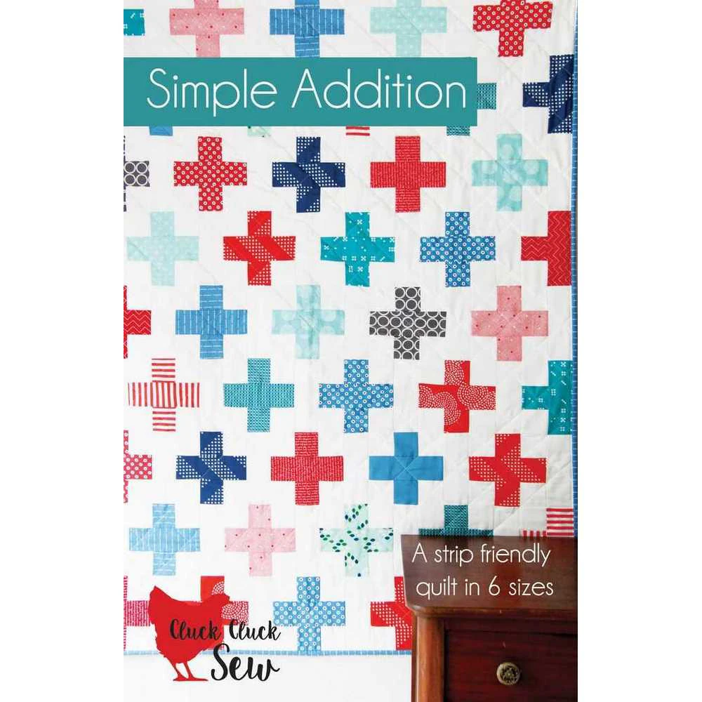 Simple Addition Quilt Pattern by Cluck Cluck Sew Tracked Post Quilting Sewing