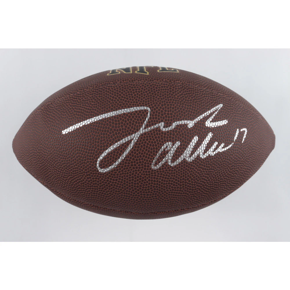 NFL Josh Allen Hand Signed Wilson NFL Ball (Beckett COA)