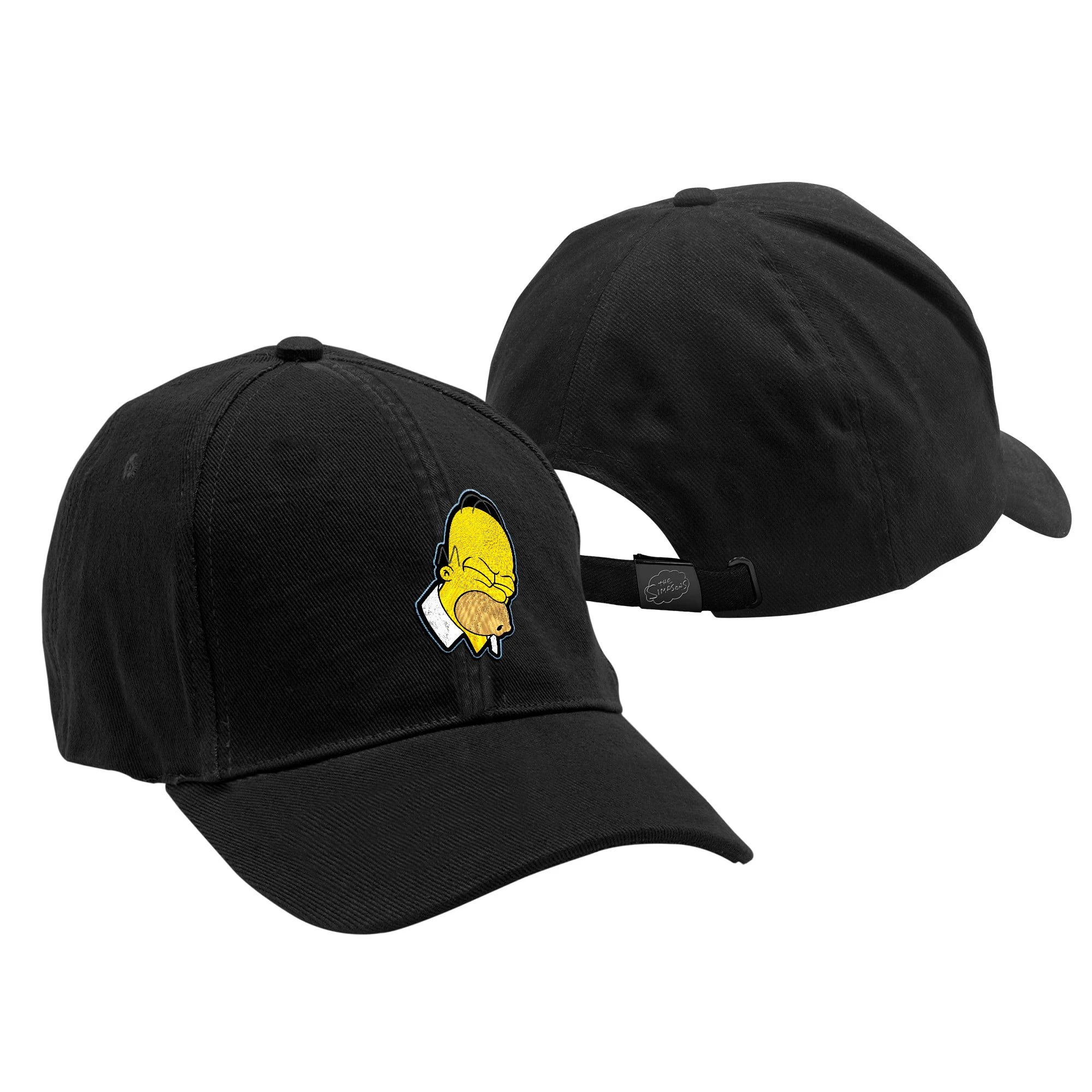 The Simpsons Homer Black Embroidered Hat Cap