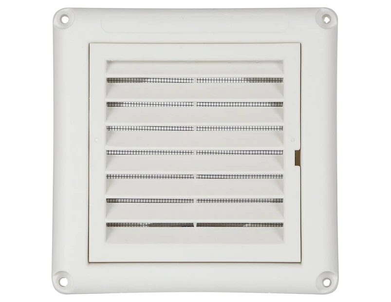 G.E.P External Fixed Grille with Insect Screen - 100mmO  Neck Size