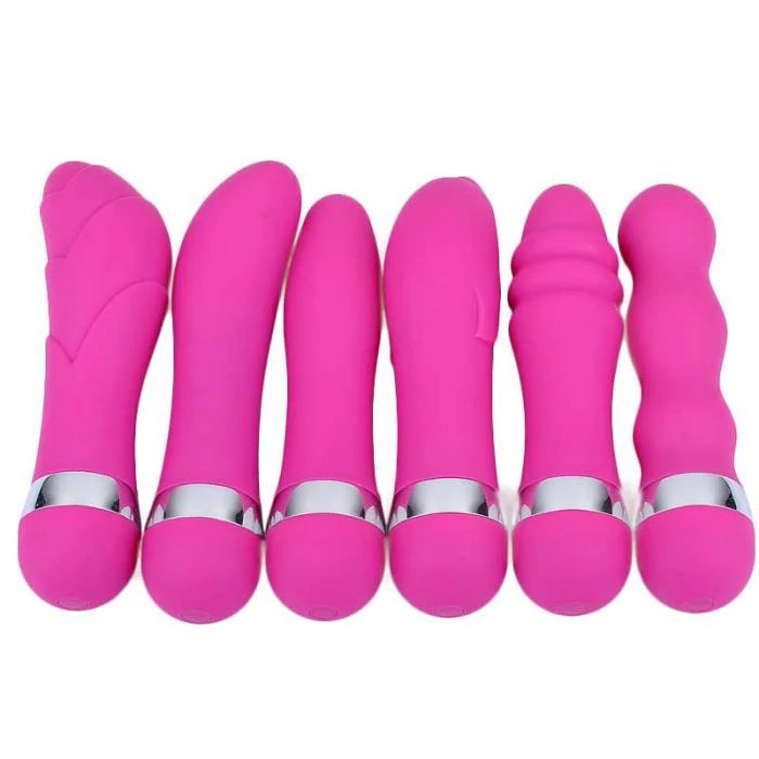 Pink Mini Bullet Vibrator Silicone Personal Massager G-Spot Anal Stimulation - Pink