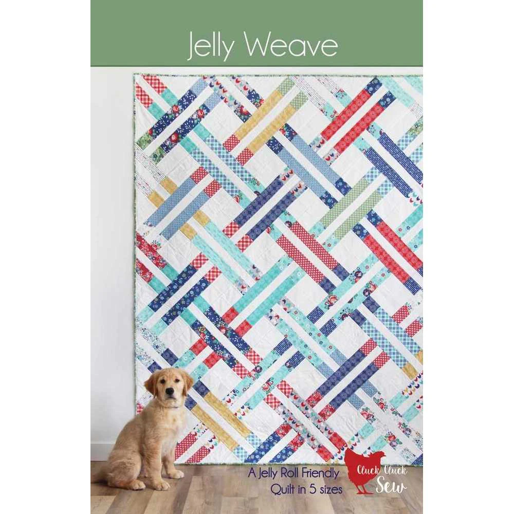 Jelly Weave Quilt Pattern by Cluck Cluck Sew Tracked Post Quilting Sewing