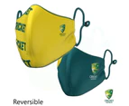 Cricket Australia Large Adult Reversible Washable Face Mask