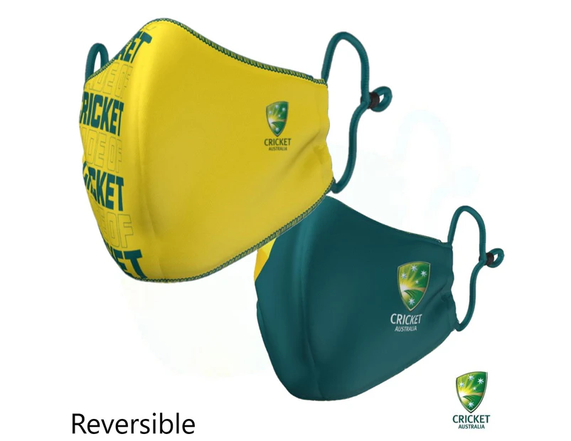 Cricket Australia Large Adult Reversible Washable Face Mask