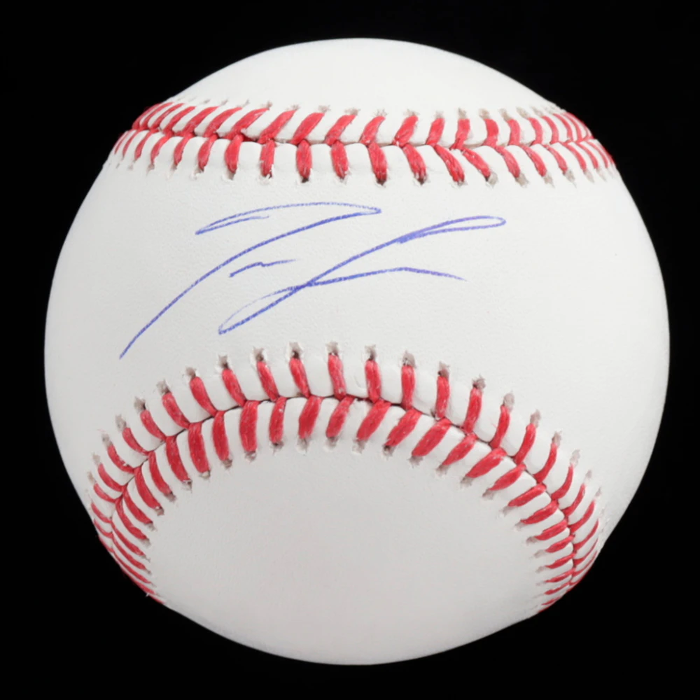 Baseball - Ronald Acuna Jr. Signed OML Baseball (Beckett Hologram)