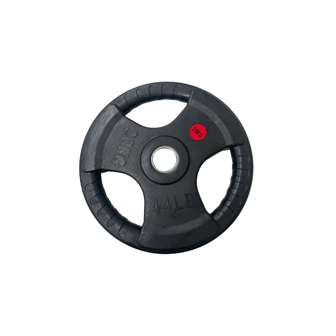 Standard 29mm Rubber Coated Tri Grip Plate | 20kg