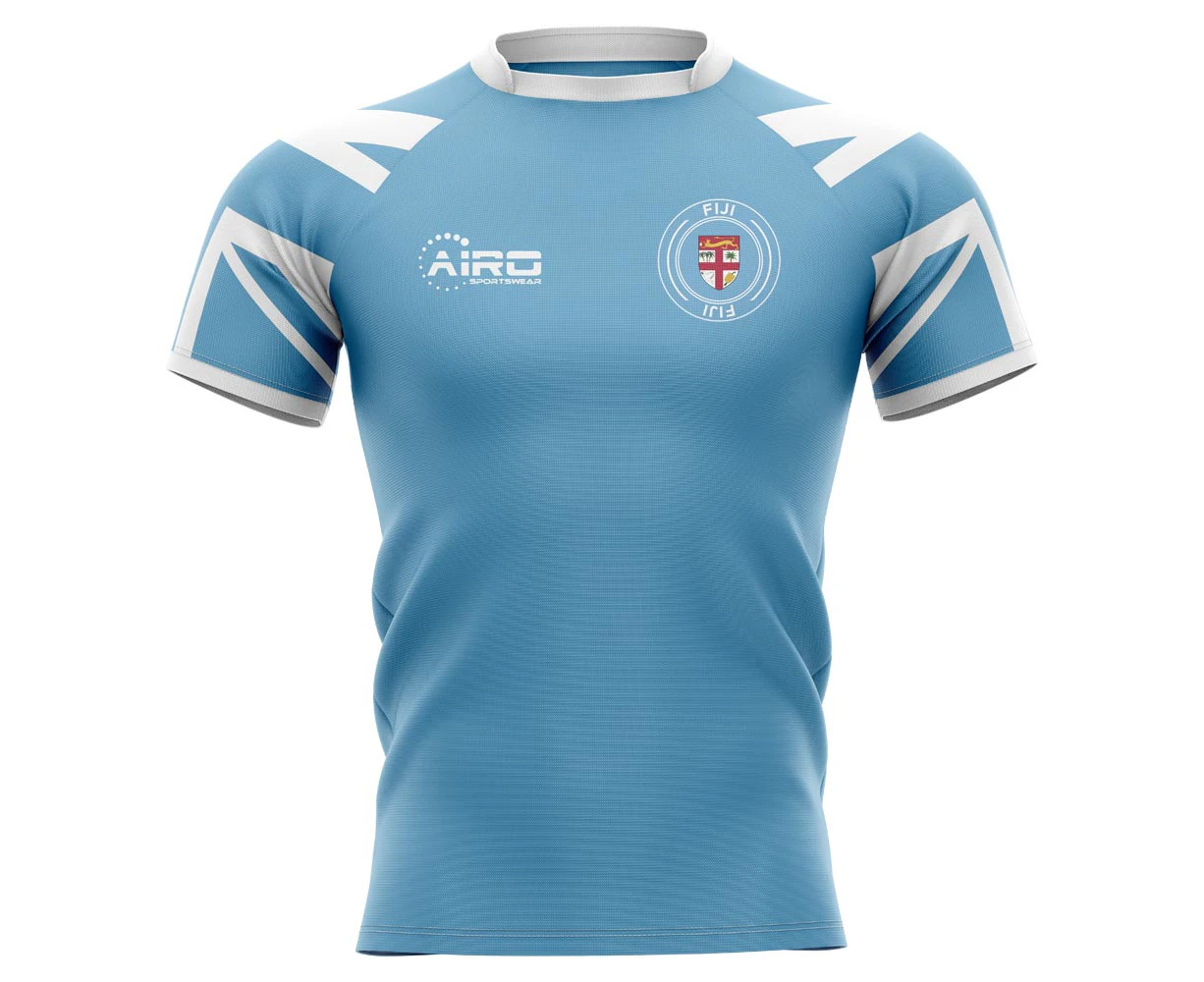 2023-2024 Fiji Flag Concept Rugby Shirt - Kids