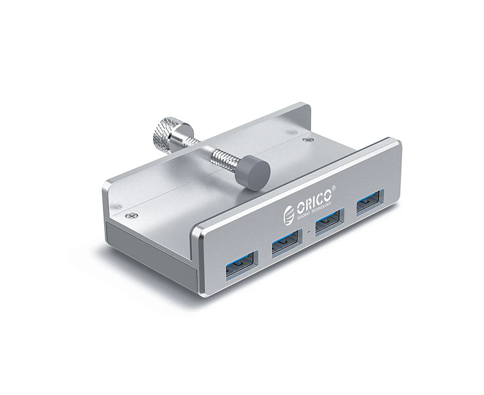 Orico MH4PU-SV MH4PU 4 Port USB3.0 Clip-type HUB Silver For Desktop Laptop Add-On USB Hub