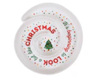 Ladelle Joyful Swirl Porcelain Serving/Entertaining Platter 26.8x24.4x3.1cm