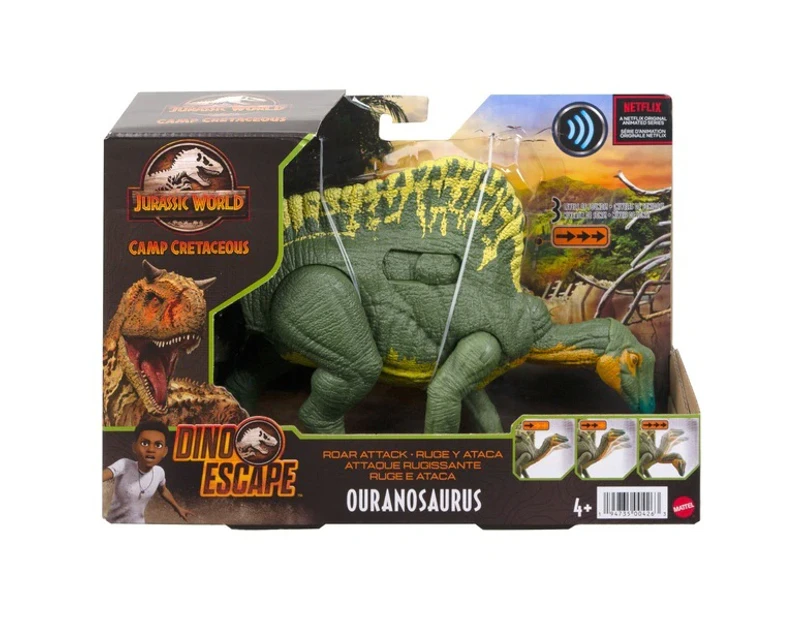 Jurassic World Camp Cretaceous Dino Escape Roar Attack Ouranosaurus