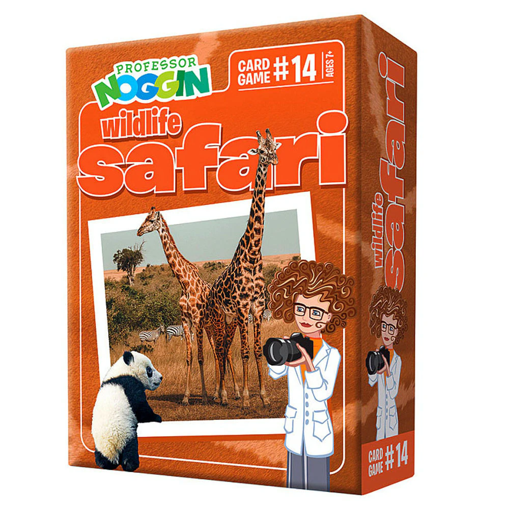 Professor Noggin Wildlife Safari Card Game