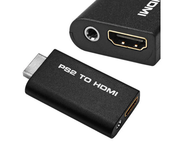 PS2 to HDMI Video Converter Composite AV to HDMI PlayStation 2 HD Adapter