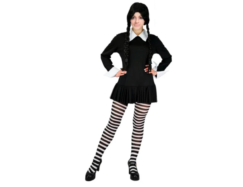 Wednesday The Addams Family Cosplay Halloween Costume Masquerade