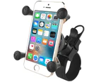 RAM X-Grip Phone Mount with RAM EZ-Strap Rail Mount